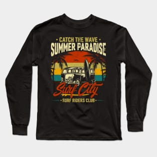 Vintage Surf Riders Club Long Sleeve T-Shirt